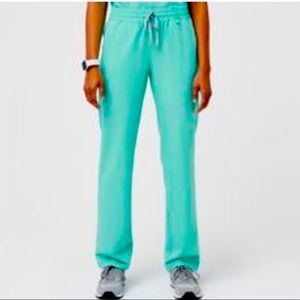 ‘Fresh Aqua’ Livingston FIGS scrub pants